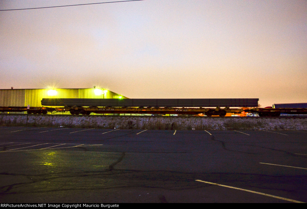 PTTX Flat Car with steel beams